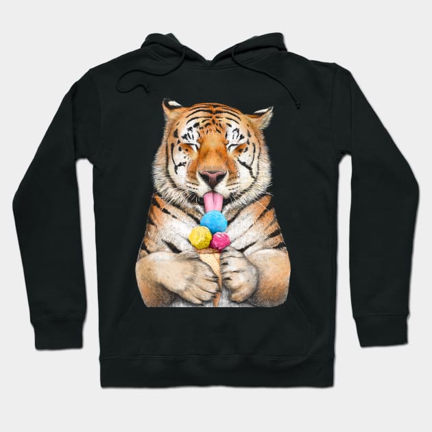 Ice cream tiger hoodie discount
